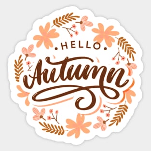 Hello autumn Sticker